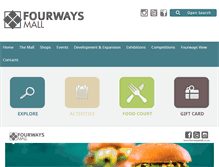 Tablet Screenshot of fourwaysmall.com